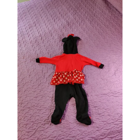 Disney Minnie Mouse One Piece Outfit Sz 6 Months - Picture 3 of 4